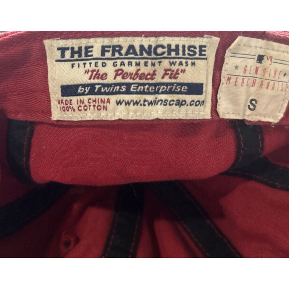 The Franchise Cincinnati Reds Baseball Cap Mens Fitted S Red 6 Panel Logo - Picture 8 of 9